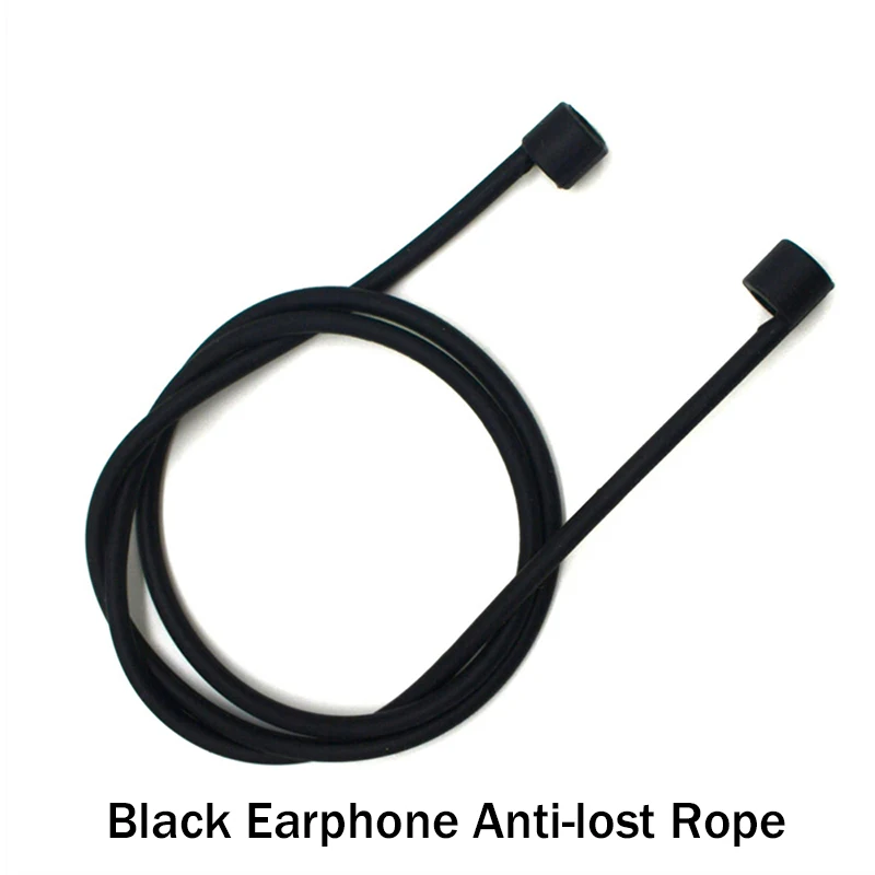 Anti-lost rope Силиконовый чехол с крюком для Apple Airpods Bluetooth беспроводные кожухи головных телефонов Чехол для зарядки наушников AirPods 2 милый чехол - Цвет: Anti-lost rope
