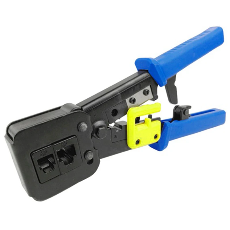 Ez Rj45 обжимной инструмент для Cat 5 / 6 сквозные разъемы Ethernet кабеля трещотка кабель