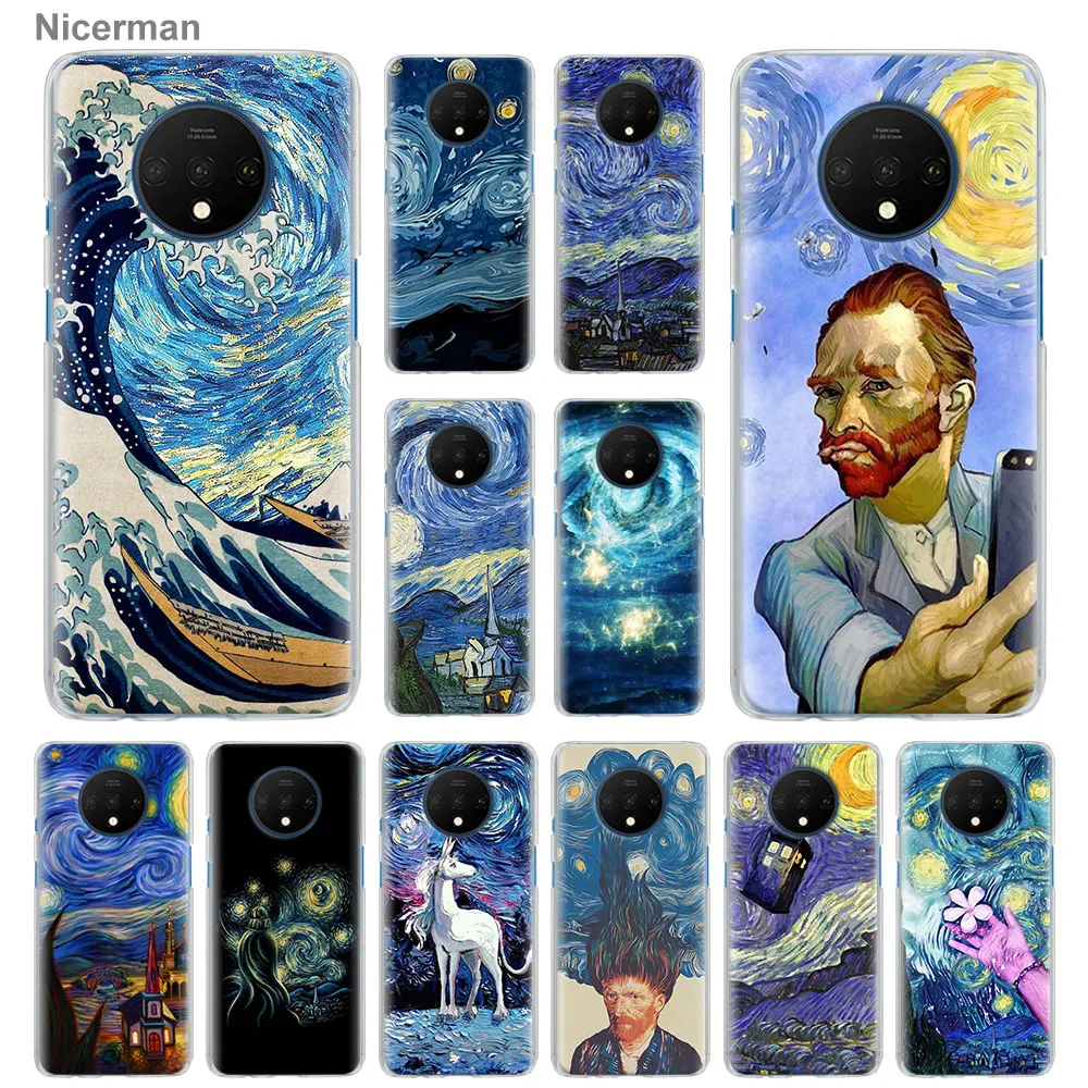 Чехол для телефона Van Gogh starry night для Oneplus 7 7T Pro 7 7 Pro 5G 6 6T жесткий чехол