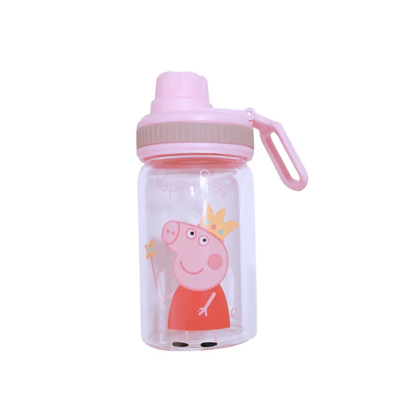 Креативная портативная стеклянная чашка с героями мультфильмов милая для