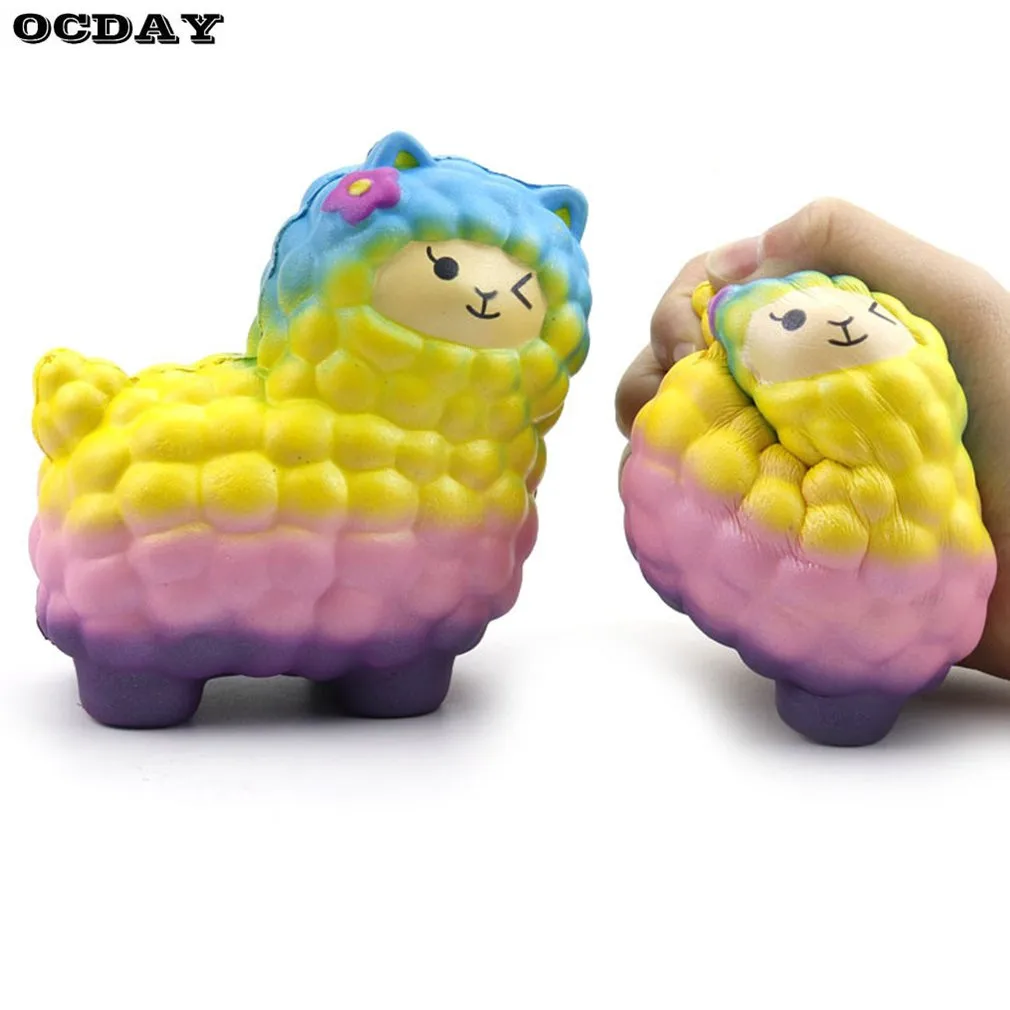 Kawaii милые Squeeze форма овец ароматизированные игрушки практичный анти-strss медленно распрямляющийся мягкий игрушки для снятия стресса игрушки подарок, способный преодолевать Броды для взрослых