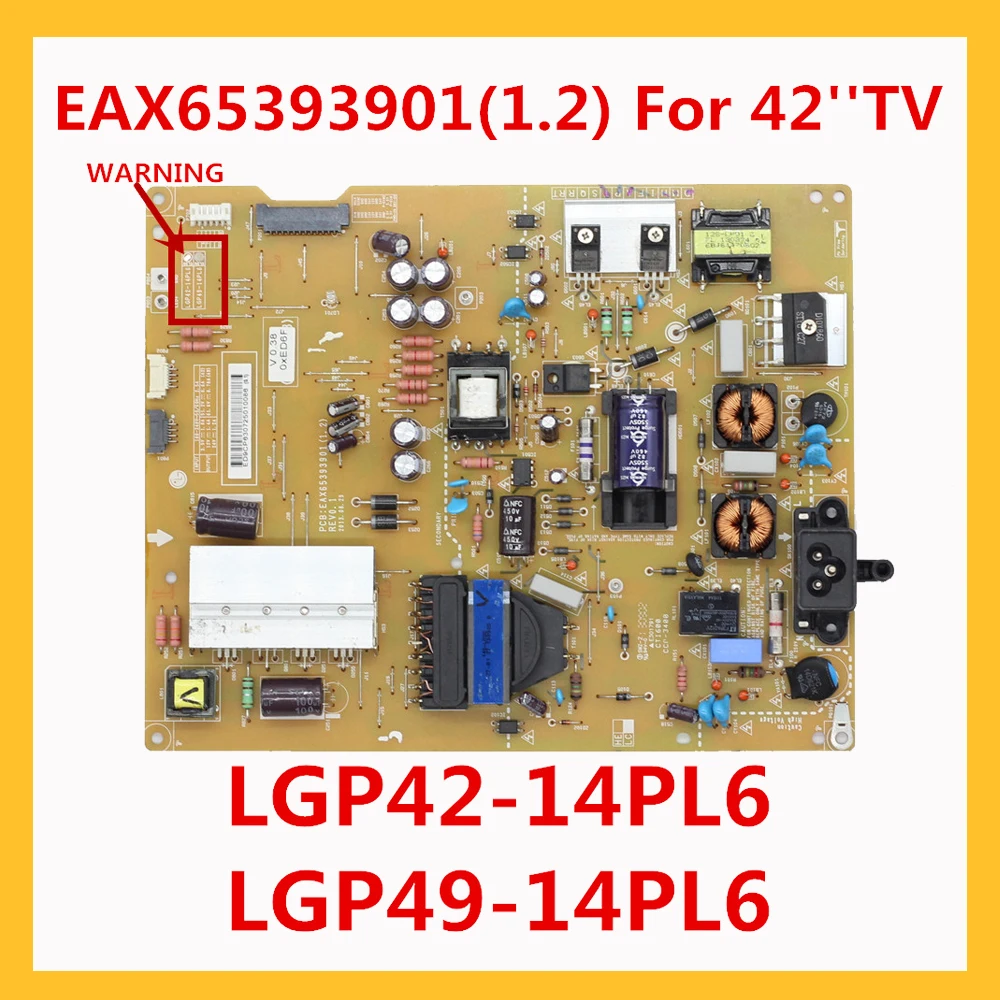 Оригинальная плата блока питания LGP42 14PL6 eax653901 (1 2) для 42 ''телевизионной платы