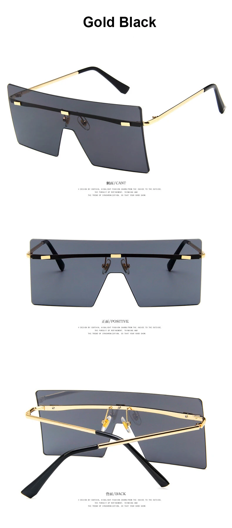 Новая Большая цельная линза солнцезащитные очки для женщин/Женские модные ботинки, полусапожки, ботильоны с квадратным синий розовый коричневый металлические оправы Солнцезащитные очки для мужчин, мужские uv400