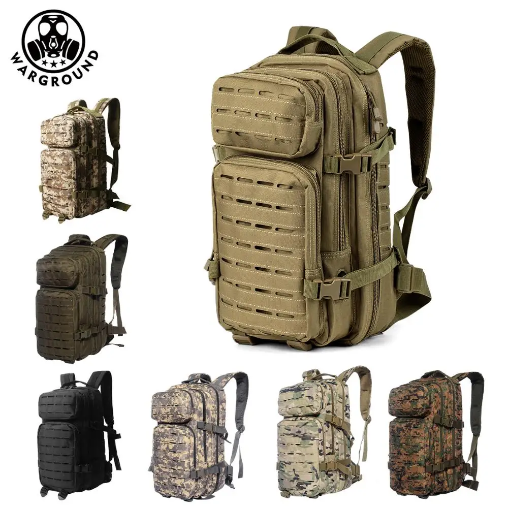  30L military backpack Molle tactical bag male waterproof camouflage military bag hiking camping fis