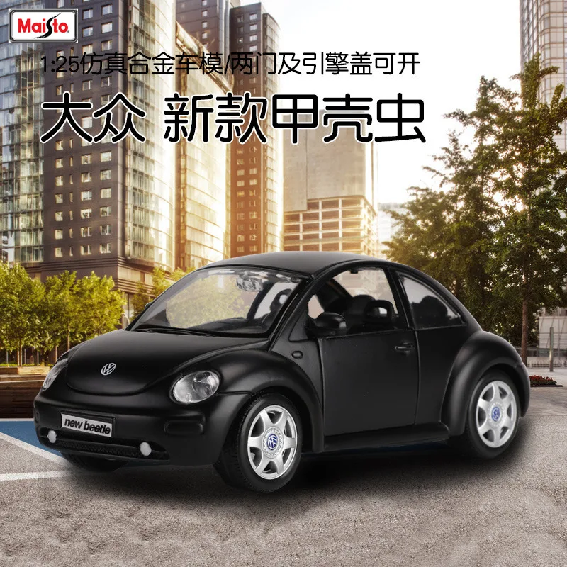 Maisto 1:24 Beetle, дикая лошадь, сплав, модель автомобиля, литье под давлением, модель автомобиля, моделирование, украшение автомобиля, коллекция, Подарочная игрушка