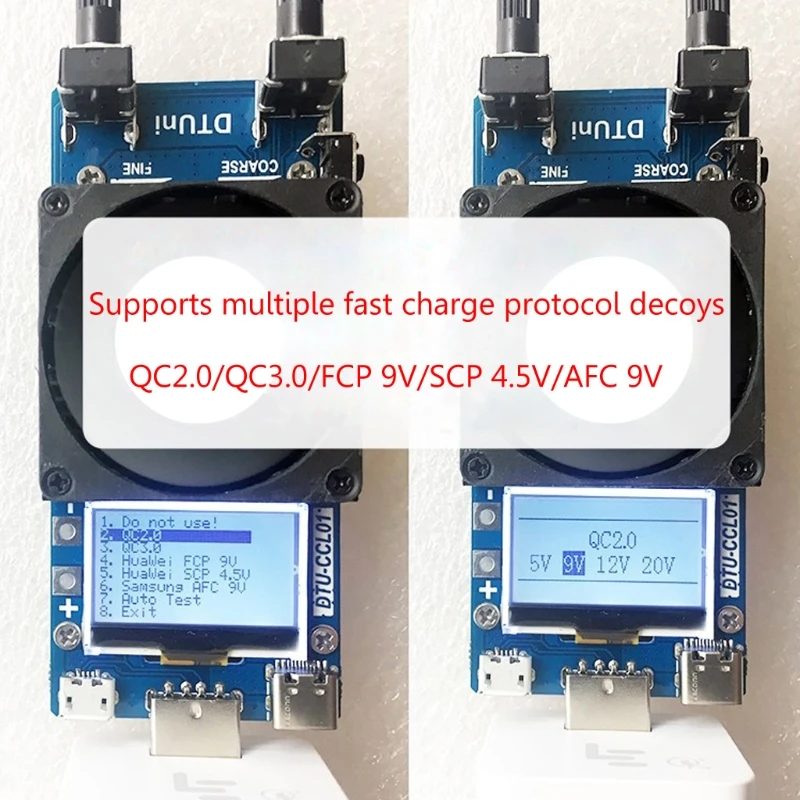 QC 2,0 3,0 триггеры 35 Вт постоянный ток двойной регулируемый USB электронный кабель данных нагрузки тестер разряда батареи Вольтметр 63hf