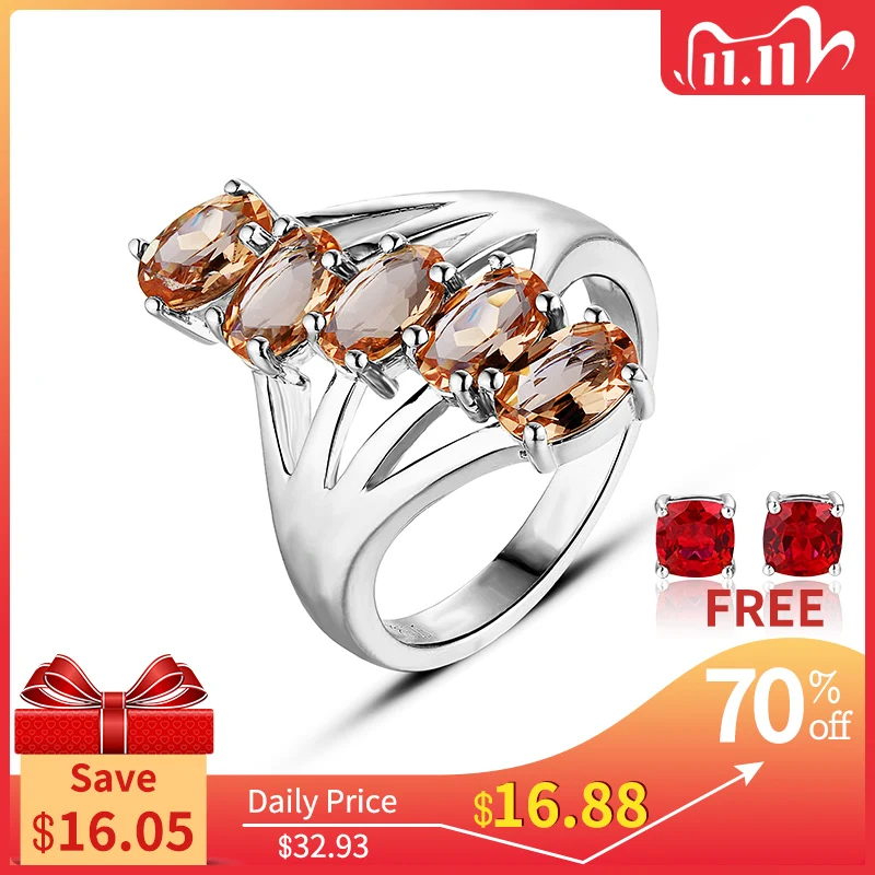

Zultanite Color Change Silver Ring for Women Created Diaspore Multi-color Ring Classic Simple Design Real Silver Ring