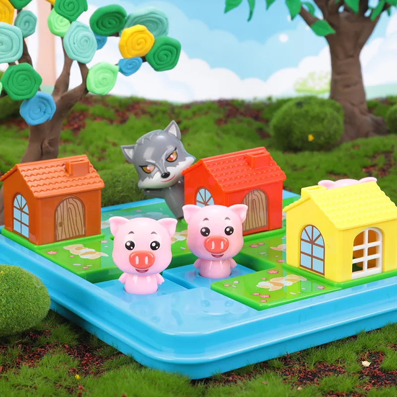 48 вызовов серия "Пираты" экшн-игры в прятки Смарт IQ настольные игры Smart family Интерактивная головоломка игрушки Brinquedos детский подарок - Цвет: 2