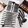 32pcs Black Makeup Brushes Natural Hair Professional Foundation Powder Eyeshadow Blush Makeup Brush Set With Case 6