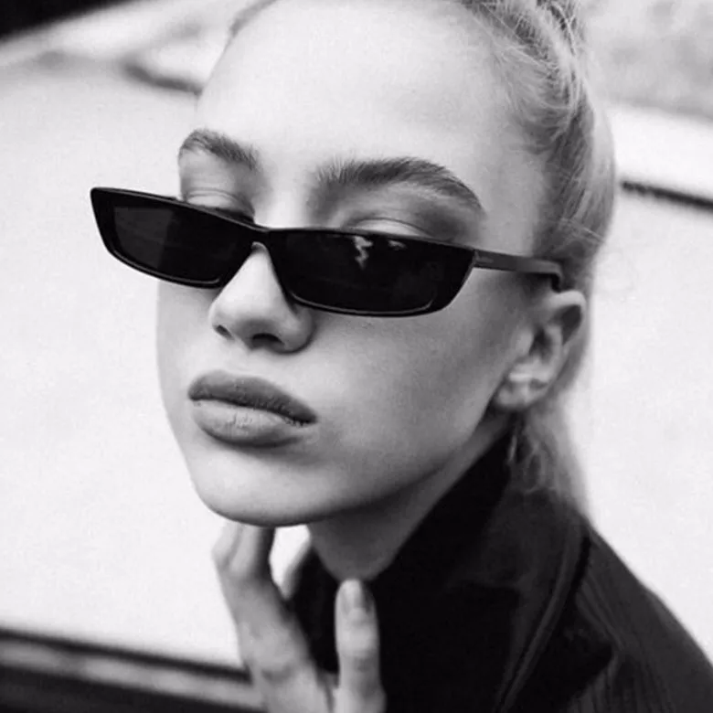 Женские прямоугольные Квадратные Солнцезащитные очки femaleBrand дизайнерские