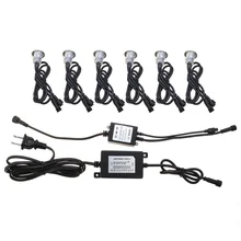 6 шт. светодиодный фонарь SMD3030 с вилкой европейского стандарта для наружной садовой дорожки Декор подземный водонепроницаемый прожектор Прямая поставка