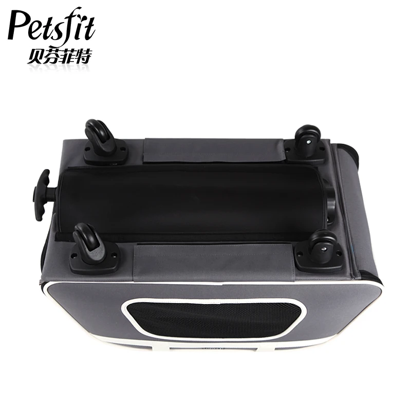 Pet Trolley Trolley Case Small and Medium Dogs Four Wheels Breathable Outdoor Bag Silent Cats and Dogs Portable Cat Carrier