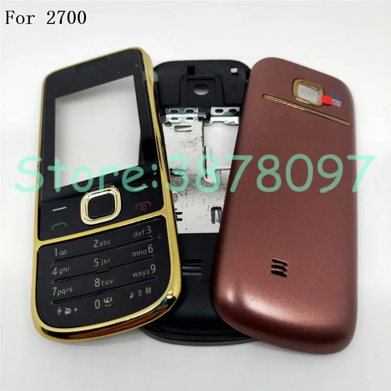 Оригинальный новый корпус для Nokia 2700 дверная рамка + задняя крышка аккумулятора
