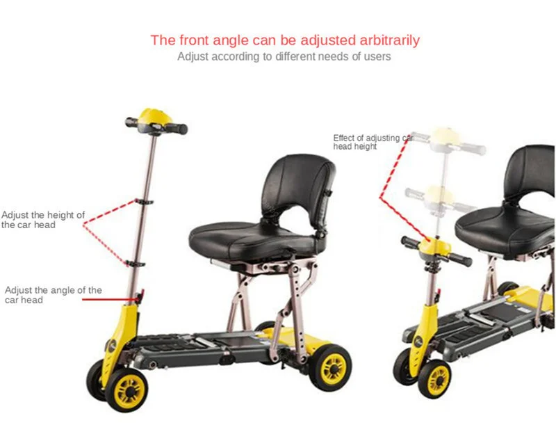 DB Foldable Electric Scooter Four Wheeled Electric Scooters 11.5AH 24V 340W ElderlyDisabled E Scooter Electric (4)