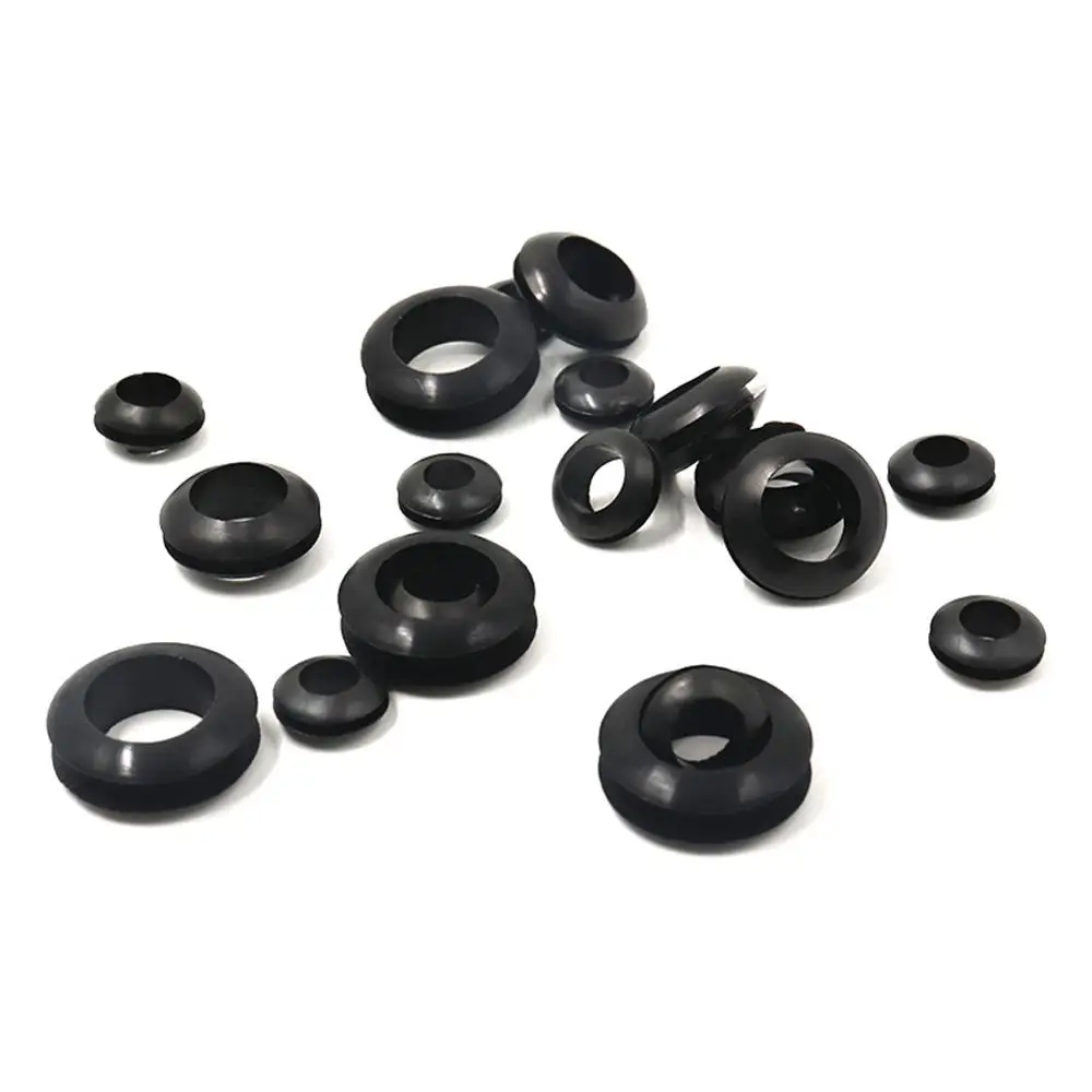 

10 Pcs Φ5/Φ6/Φ7/Φ12/Φ20/Φ22/Φ25/Φ30/Φ40/Φ50/Φ60 Double Sided Water Pipe Hose Wire Cable Protective Rubber Grommets Ring Gaskets