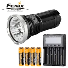 Яркий гидроизоляционный фонарь FENIX LD75C 4200 люмен с большим радиусом действия+ аккумулятор fenix 2400X4+ зарядное устройство fenix A4