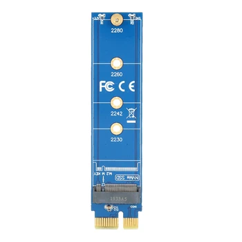 

NVME Adapter Card SSD Hard Drive Card Reader PCI-E 1X Test Card Computer Accessories for PCI-E to NGFF M.2 Hard Drive Riser Card