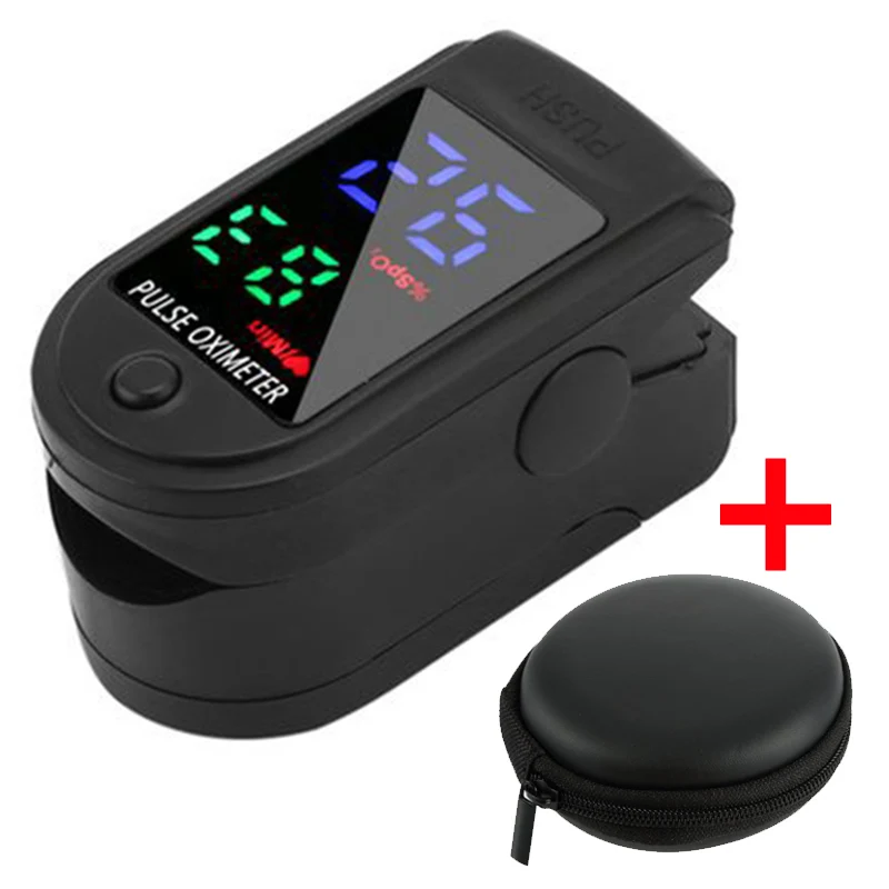 Portable Finger Oximeter SpO2 PR Oxymeter OLED Fingertip Pulse Oximeters Blood Oxygen Saturation Meter Heart Rate Monitor