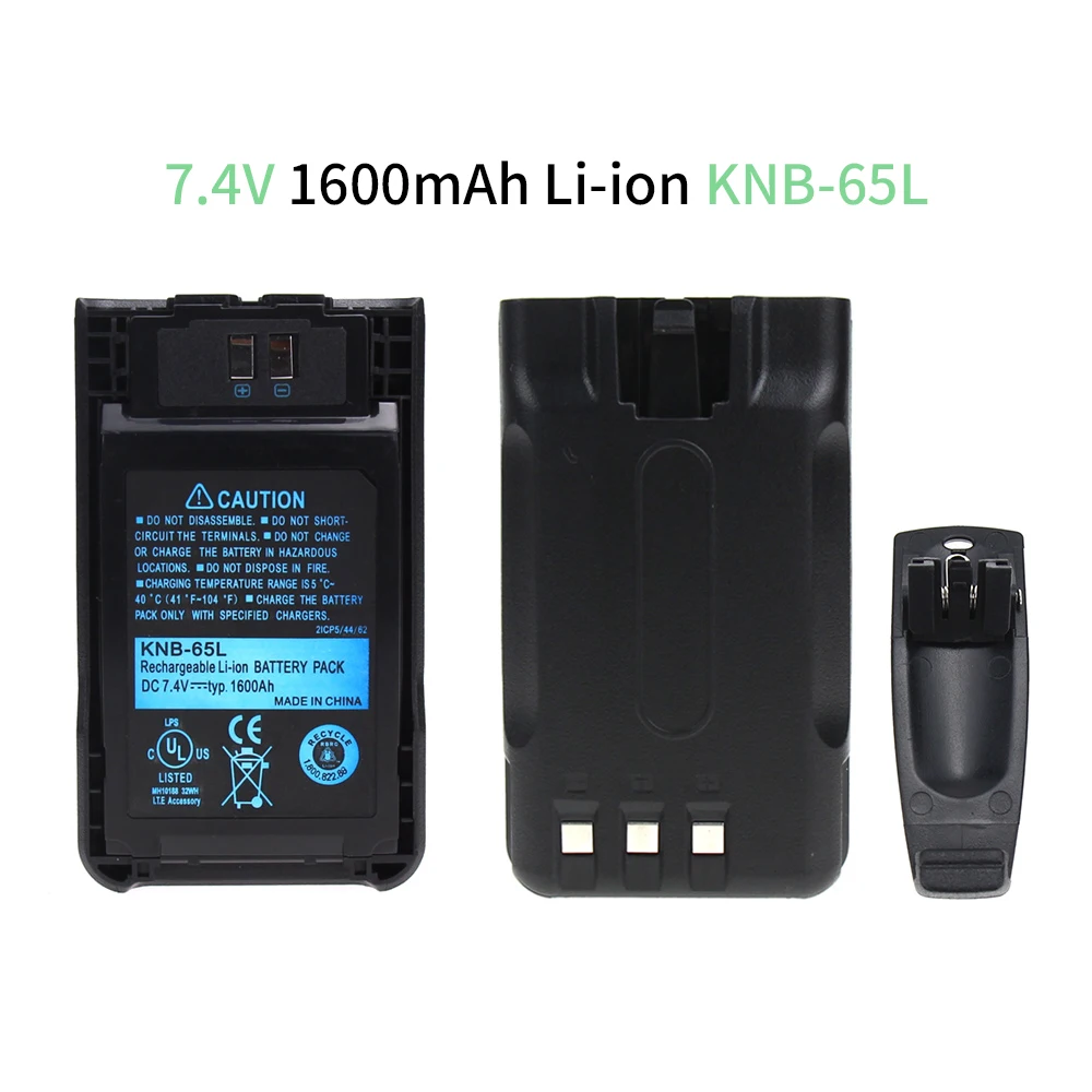 Bateria de substituição KNB-63L KNB-65L para kenwood