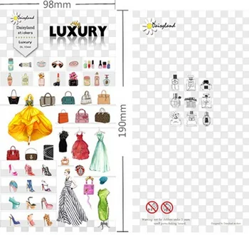 

1pack/lot Cute Luxury series sticker DIY Multifunction decoration stickers mobile phone label stickers