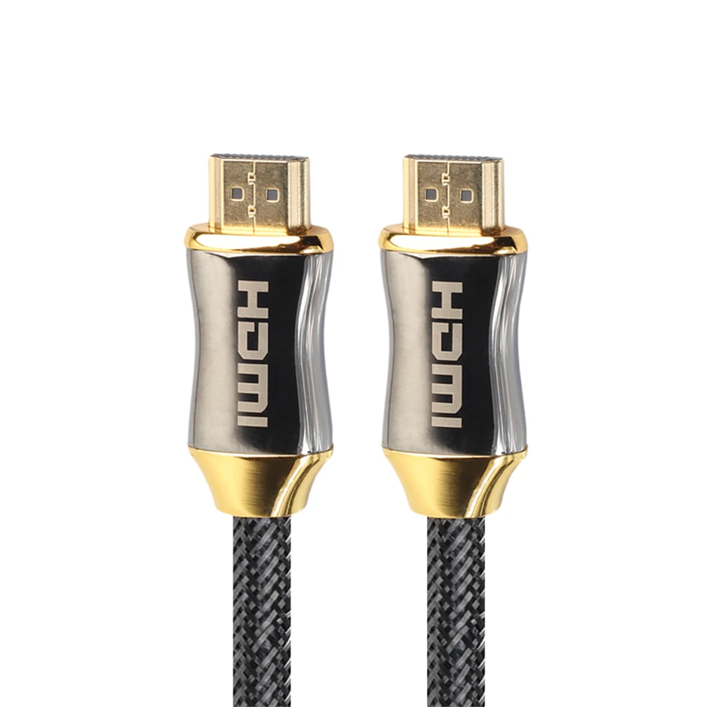 Кабели HDMI Премиум качества Плетеный 4K V2.0 Ultra HD кабель для hd-тв ЖК экрана проектор для ноутбука компьютер 1 М 1,5 м 2 м 3 м 5 м 10 м