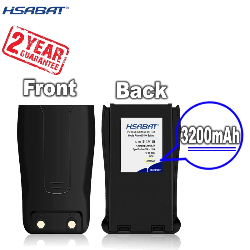 Новое поступление [HSABAT] Аккумулятор для Baofeng 888S BF-C1 888 BL-1 совместимый с H777 BF-666S