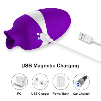 Vibrators for Couples Nipple Clitories Blow Job Silent Suction Tongue Orgasm Powerful Sex Toy for Women Lick Suck Vibration 4