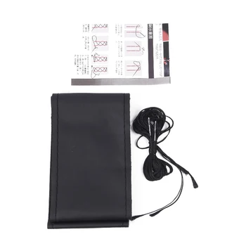 

DIY Cover Steering Black Leather Sewing Universal Professional Cowhide