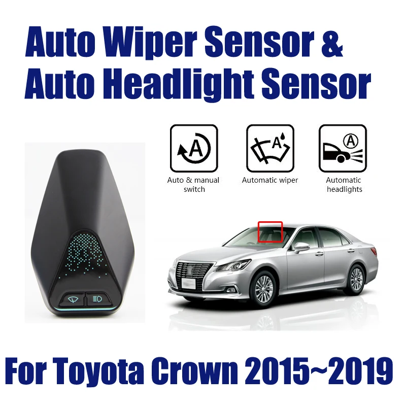  For Toyota Crown 2015~2019 Smart Auto Driving Assistant System Car Automatic Rain Wiper Sensors & H