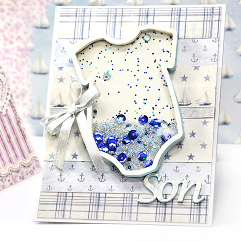 

New Arrival Baby Clothes Shaker Metal Cutting Dies Stencils for DIY Scrapbooking Decorative Embossing DIY Paper Cards