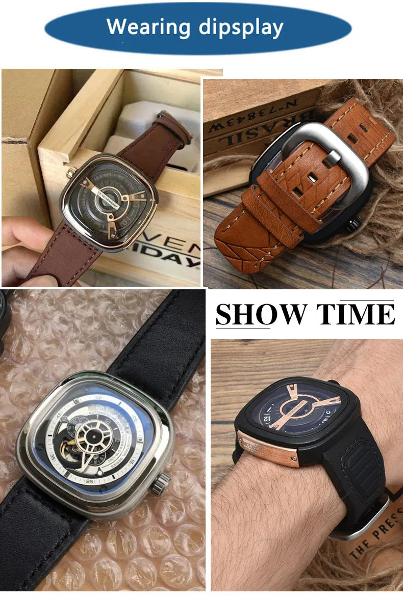 Ремень для часов из натуральной кожи адаптирован к SEVENFRIDAY seven Friday P1/P2/P3/S2/M2B оригинальные модели стиль 28 мм ремешок