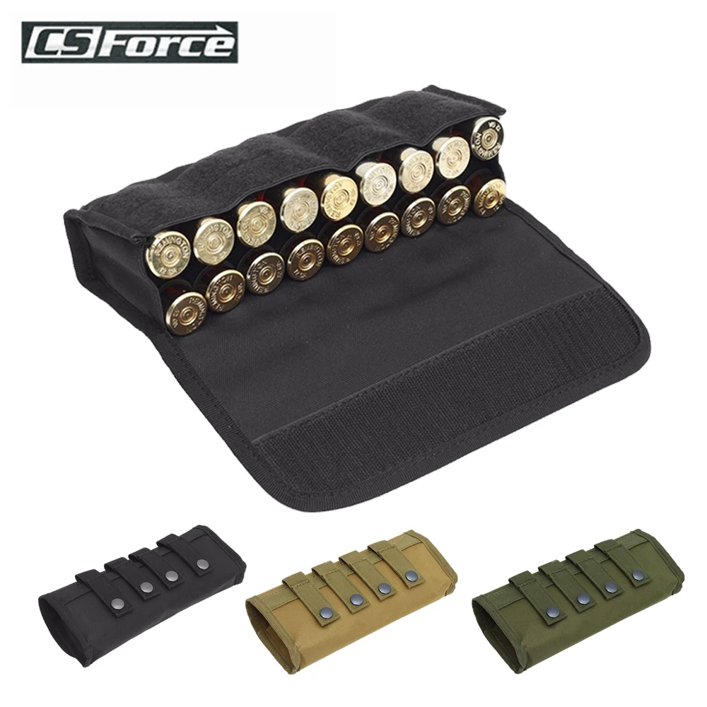 Ammo Pouch Shell-Holder Shotgun-Cartridges Shooting Molle Tactical 12/20-Gauge Military