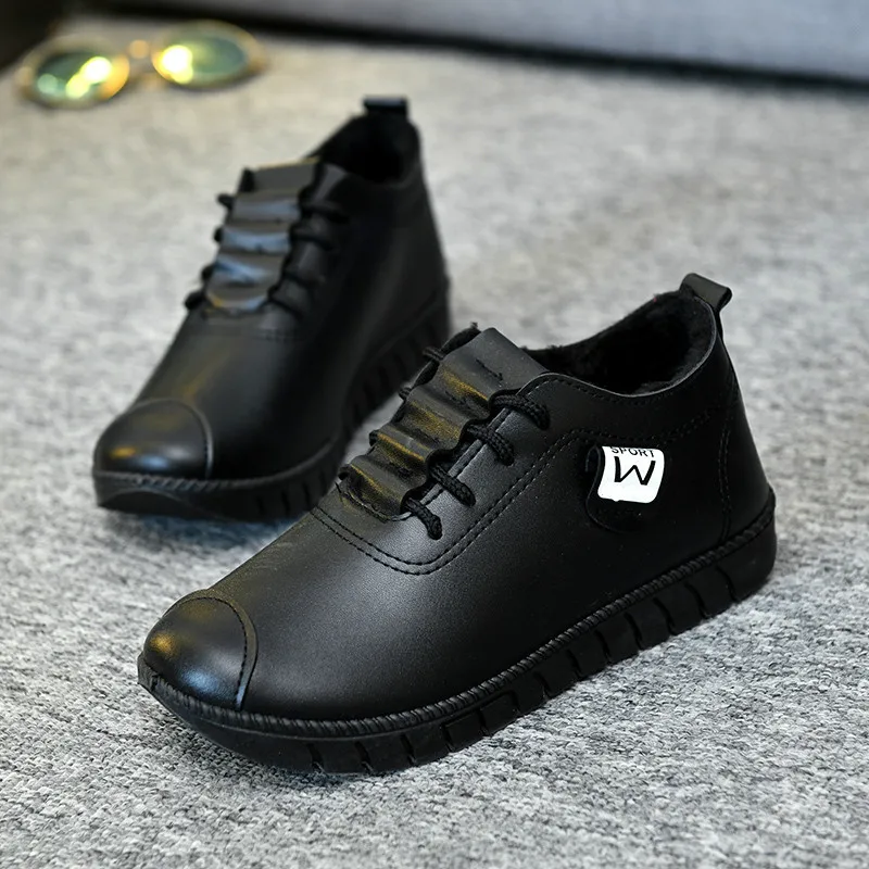 

Breathable And Comfortable WOMEN'S Shoes Lightweight Slip-on Loafers Pu Waterproof Soft-Sole Anti-slip Middle-aged Leather Shoes