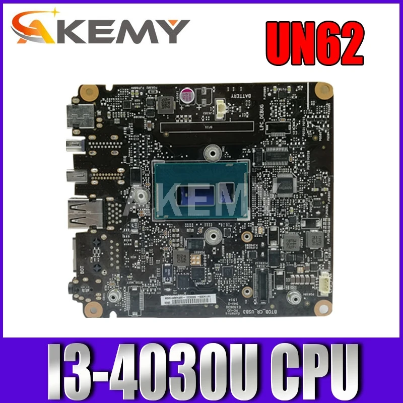 Akemy New! Материнская плата UN62 для Asus VivoMini I5M4S128 Mini Vivo PC computer Mianboard W/ I3 4030U