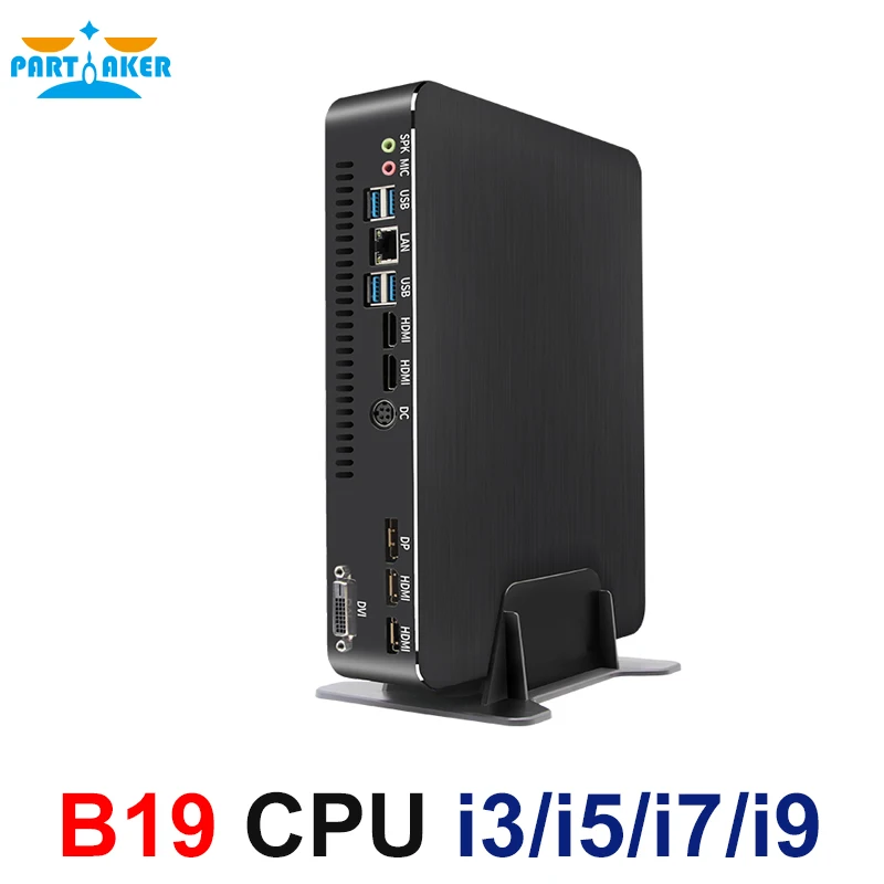 Игровой компьютер мини ПК Core i9 9900 GTX1050TI 4 Гб 2 * DDR4 Windows M.2 NVMe HDMI2.0 Graphics 630 AC|Мини ПК| |