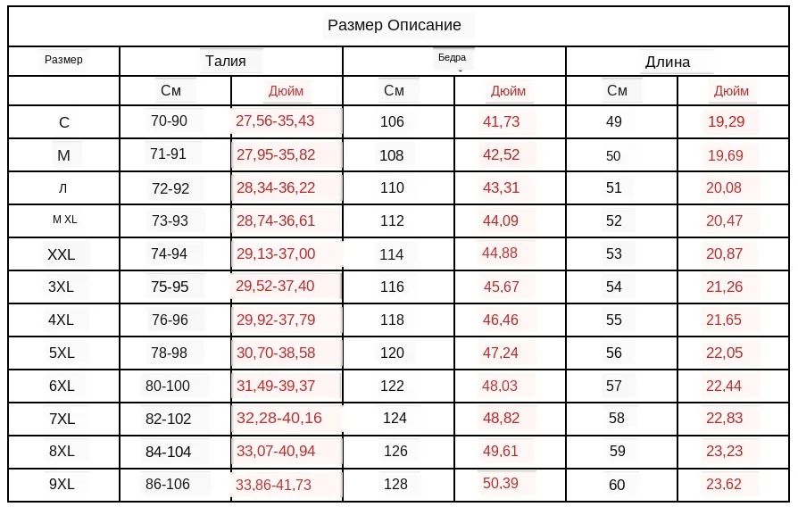 US SIZE FOR BEACH SHORT