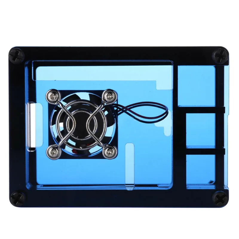 

High Quality 9Layers Acrylic Protective Case Cooling Fan Heat Sink For Raspberry Pi 4 Model B