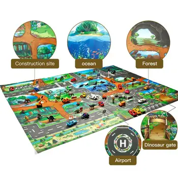 

Children's Play Carpet Cartoon Animal Soft Comfortable Carpet Home Decor Baby Gym And Game Mat Educational Toys