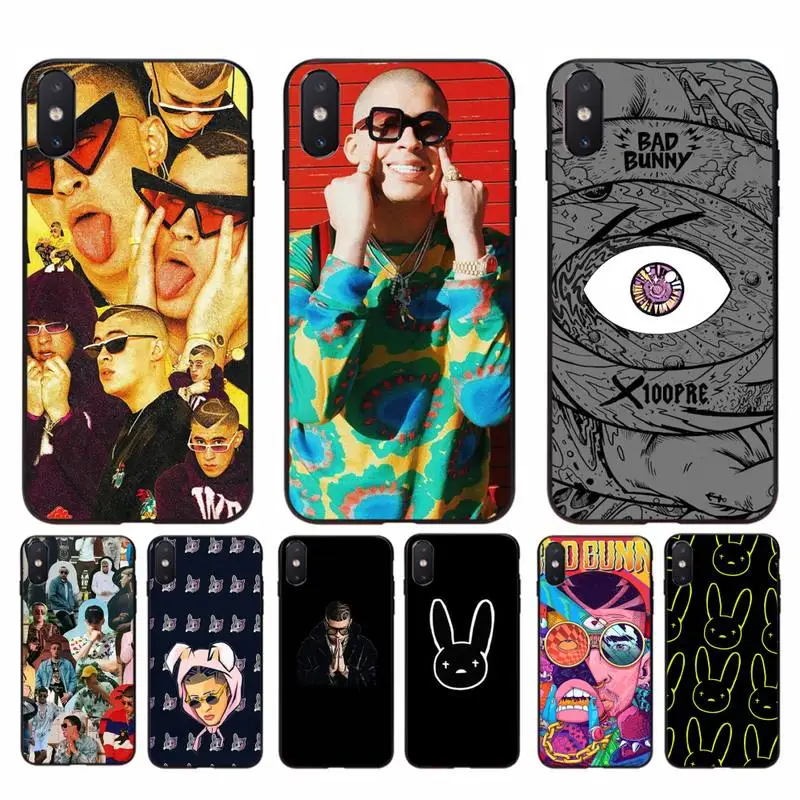 Чехол для телефона Motirunner Bad Bunny iphone 11 Pro Max X XS MAX 6 6s 7 8 plus 5 5S 5SE XR SE2020|Чехлы-накладки| |