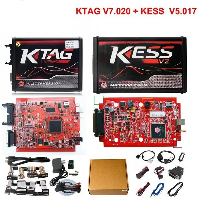 Kess Ktag 7,020 Kess V2.47 ECU программист Kess V2 V5.017 V2.47 Ktag Master Fgtech Galletto V54 BDM Рамка для Ktag Адаптер BDM - Цвет: show as the photo