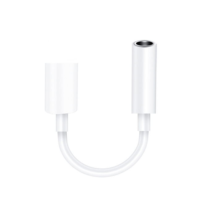 Headphone Audio Adapter For IPhone IPad Apple Product 2 In 1 Lighting To 3.5mm Headset Charging And Listening Adapter