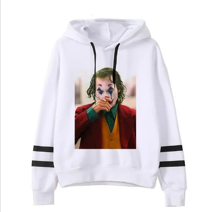 women Hoodies joke Movie woman oversized hoodie Clown Long Sleeve Sweatshirts  printing white Hoodies bluzy damskie sleeve Hot