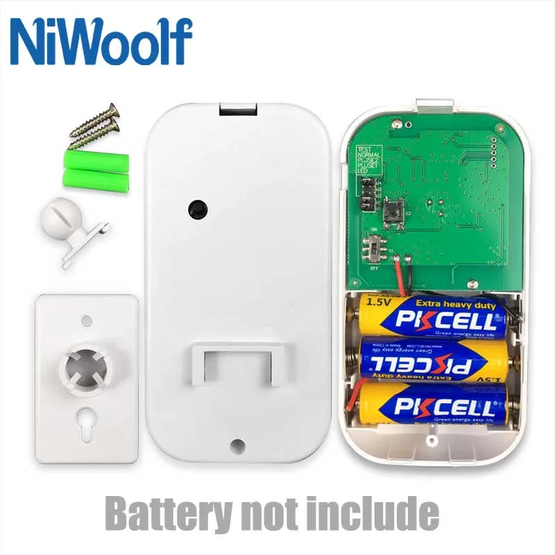 433MHz Wireless Infrared Detector Below 10kg PET Immune Wireless 1527 Code For Our Wifi / GSM / PSTN Home Security Alarm