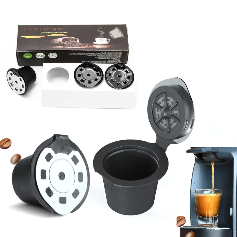 Подходит для кофейных капсул Nespresso части циркуляционного наполнения фильтр чашка 51-100 мл