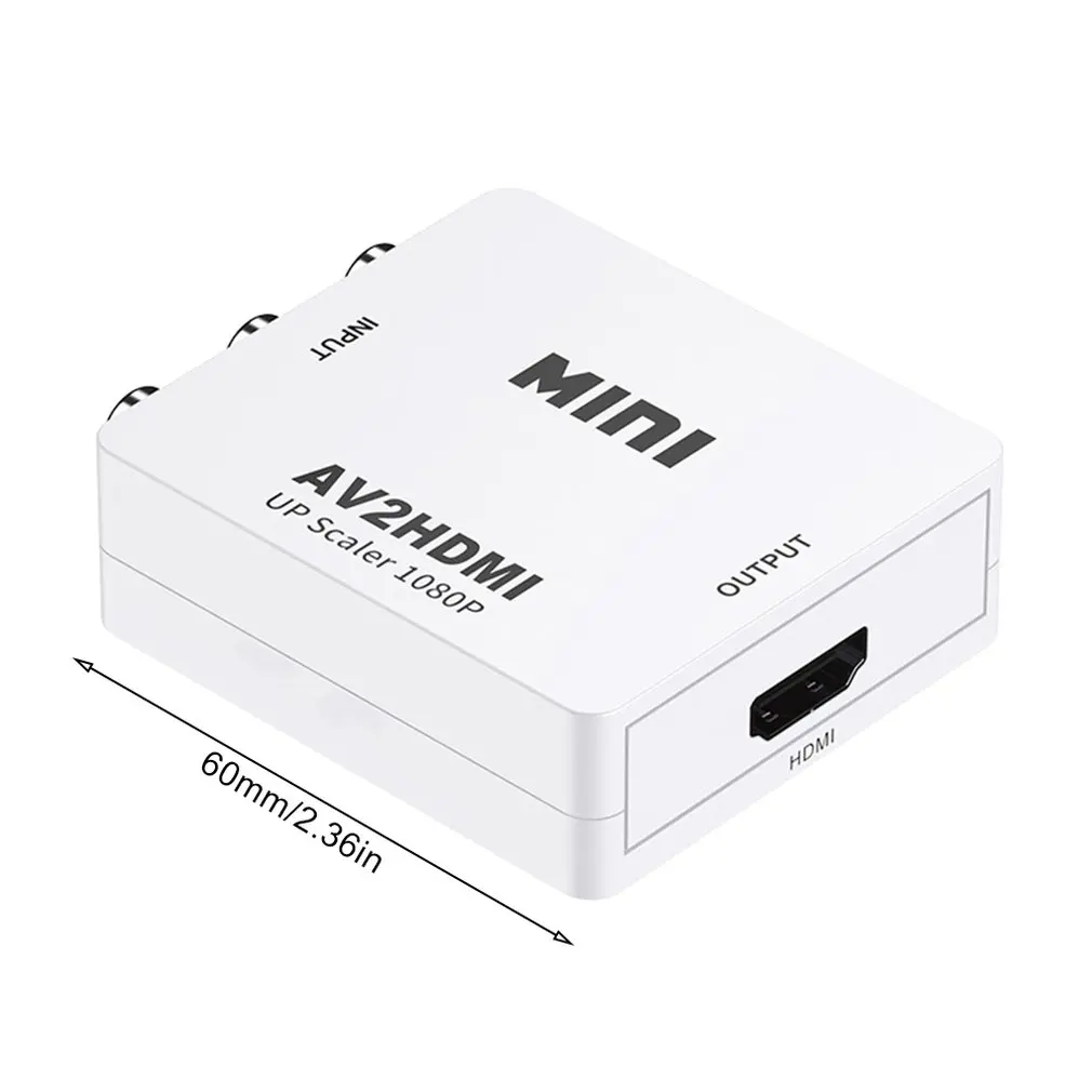 AV в HDMI Scaler адаптер HD видео композитный конвертер коробка AV в HDMI видео 1080P мини конвертер проектор
