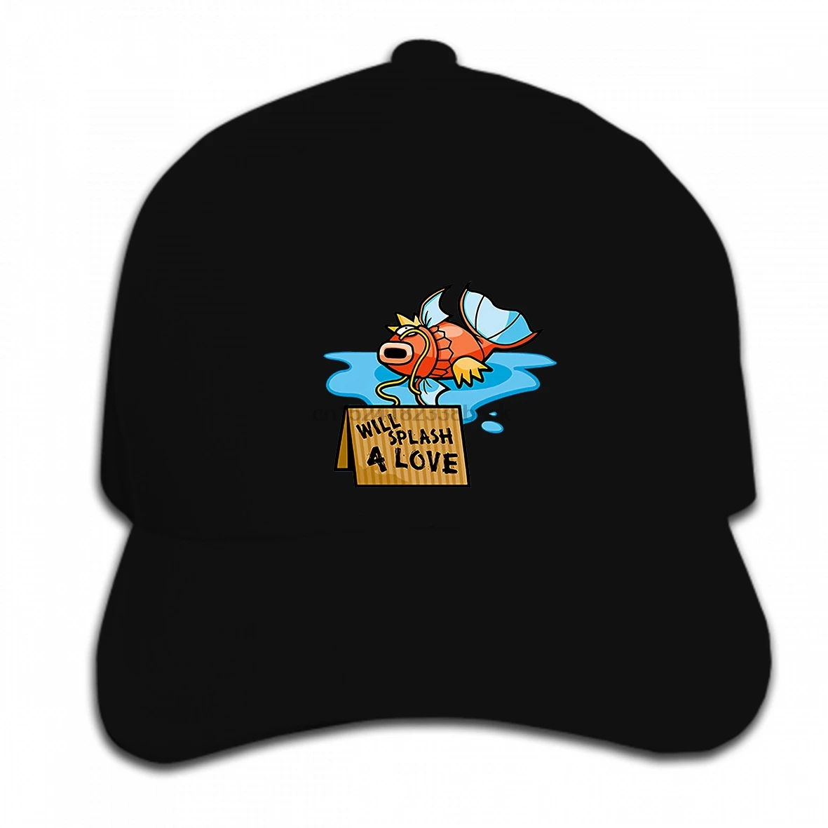 Принт бейсбольная кепка под заказ хип хоп Magikarp мужские и женские повседневные s для мужчин одежда Солнцезащитный козырек Кепка