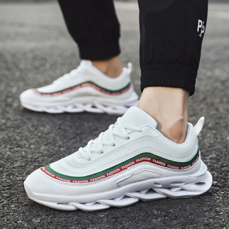 

Новая модная мужская спортивная обувь для мужчин, повседневная обувь, Нескользящие дышащие уличные кроссовки, мужские кроссовки