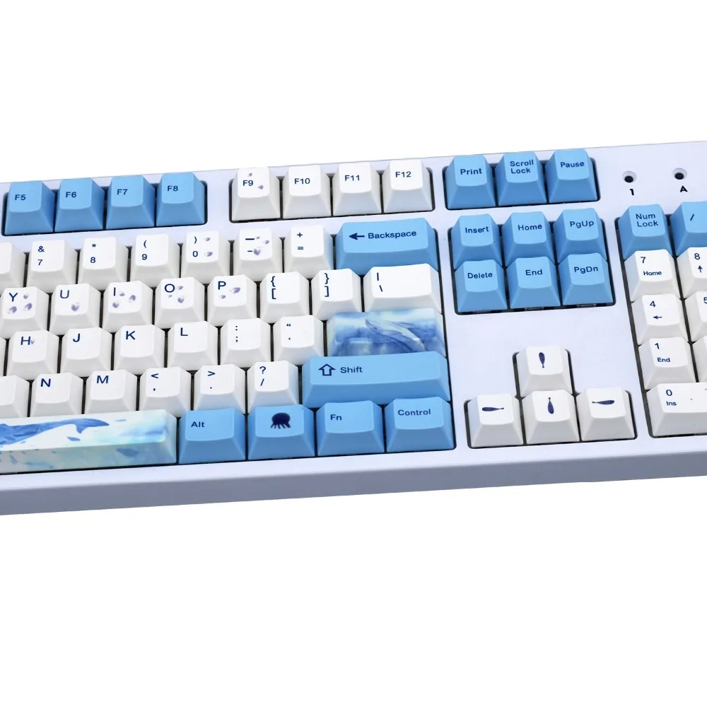 Кит 108/110 клавиши краситель сублимированный pbt keycap для механической клавиатуры