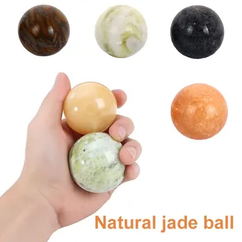 

Fitness Balls Hand Ball Baoding Balls Beautiful Natural 5 Cm Sphere Home Decor Palm Handball Therapy Stone Crafts Human Body