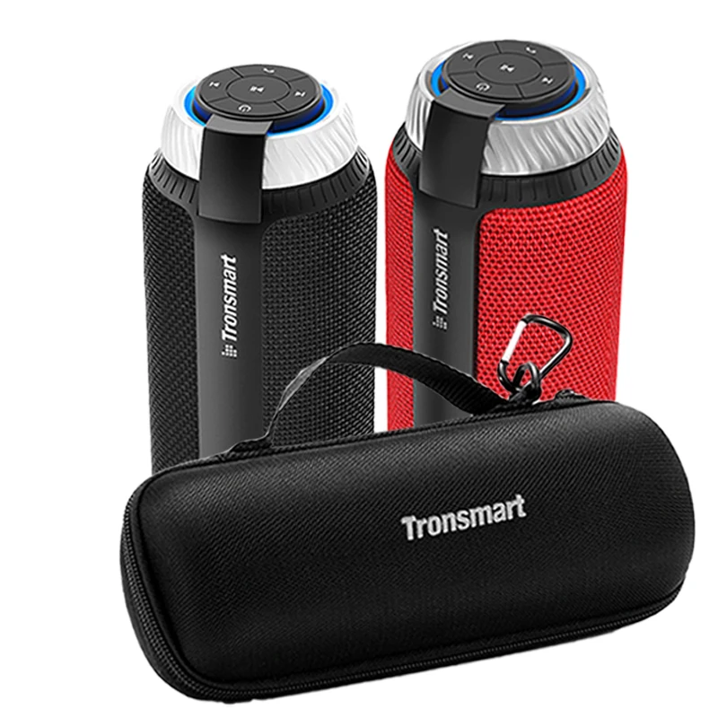 Tronsmart элемент T6 Bluetooth динамик Bluetooth 4,1 Саундбар 25 Вт Altavoz Bluetooth [только для RU] для Iphone, Xiaomi, samsung - Цвет: Red with Case